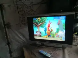 jual tv 21in sanyo nomines harga 320 nego siap antar