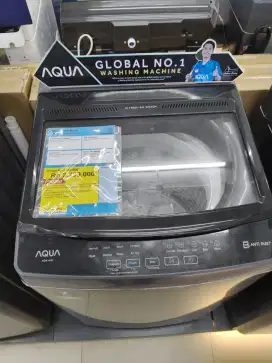 Mesin cuci aqua 9 kg bisa cicilan pake KTP aja