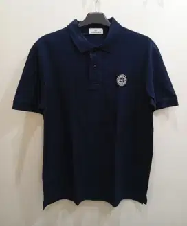 STONE ISLAND NAVY POLO SHIRT