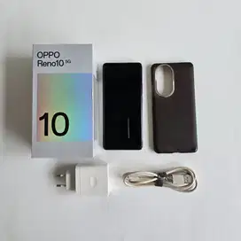 Oppo Reno 10 5G Ram 8/256gb Bekas Second Fullset ex garansi resmi
