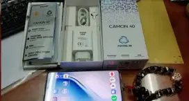 Jual Tecno Camon 40 4G ram 8/256Gb Fullset mulus garansi panjang