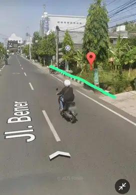Tanah sangat strategis pinggir jalan besar cocok resto usaha