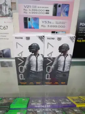 Tecno Pova 7 8/256 GB Helio G100 Camera 108 MP Garansi Resmi