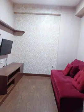 SEWA: APARTEMEN BASSURA 2 KAMAR MODIV JADI 1 FULL FURNISH BASURA CITY