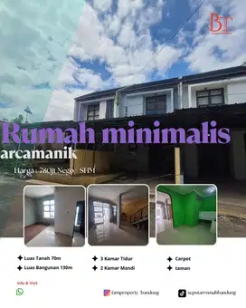 Turun Harga Rumah Murah Minimalis Cluster Cisaranten Kulon Bandung