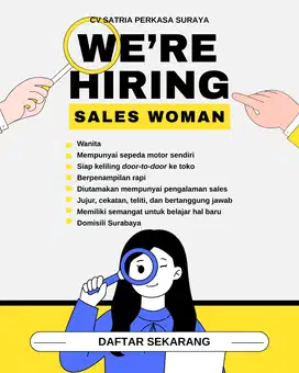 SALES WANITA - AREA SURABAYA