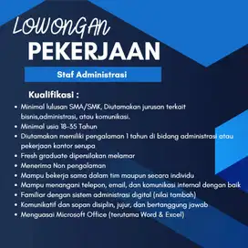 DI BUTUHKAN SEGERA