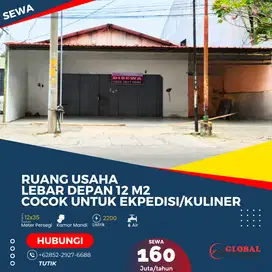 Ruang Usaha Lebar Depan 12 Meter Persegi Cocok Untuk Ekspedisi/Kuliner