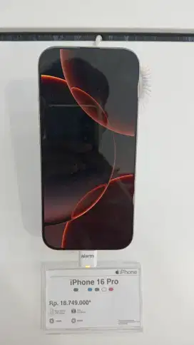 Promo Iphone 16 pro 128GB Bunga 0%