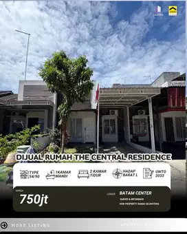 Dijual Rumah Central Residence Sukajadi