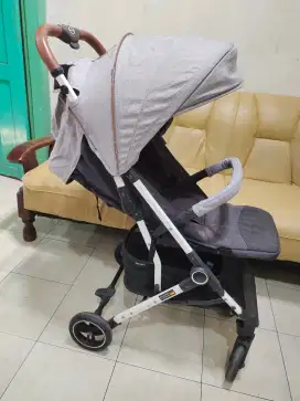 Stroller BabyElle Matrix 516 SP Cabin Size Warna Beige