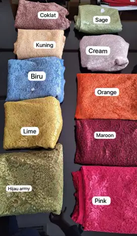 JUAL KAIN BRUKAT - CILAMPENI KATAPANG