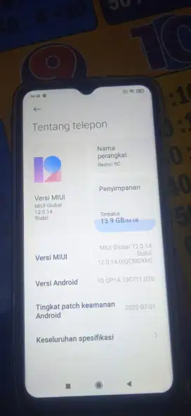 Redmi 9c ram 4/64 Gb