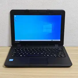 Lenovo N22 Laptop Notebook Murah RAM 4GB SSD 128GB Body Slim Mulus