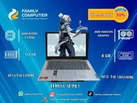 LAPTOP LENOVO IDEAPAD SLIM 1 FHD|RYZEN 3-7320U|RAM 8GB|SSD 512GB|OKE