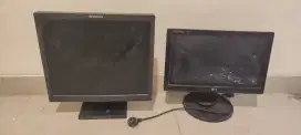 2 Monitor 17 dan 16 inch