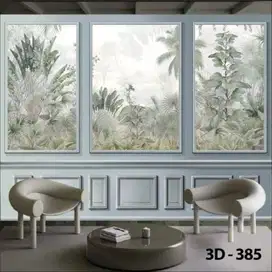 Wallpaper Dinding 3D Custom Desain Korden Gorden Vitrase