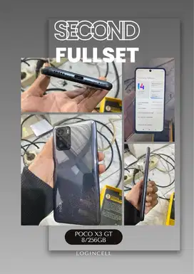 Xiomi poco x3 GT 8/256 fullset