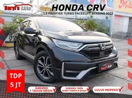 2022 Honda CRV 1.5 TURBO Prestige Sensing TDP 5jt