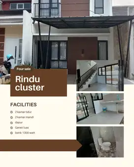 Rumah 2 lantai siap huni