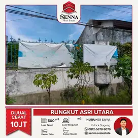 DIJUAL CEPAT BUTUH UANG TANAH  RUNGKUT ASRI UTARA