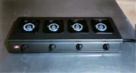 Kompor Surabi/Martabak Mini 4 Tungku Memanjang
