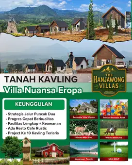 The hanjawong kavling bernuansa eropa udara yg segar dan nyaman