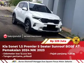 [ LOW KM ] Kia Sonet 1.5 Premier 5Seater Sunroof BOSE AT 2023/2024