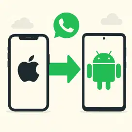 JASA PINDAH DATA WA IPHONE KE ANDROID TANPA RESET