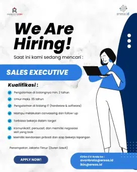 Lowongan kerja untuk sales