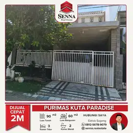 DIJUAL CEPAT BUTUH UANG RUMAH BAGUS PURIMAS KUTA PARADISE
