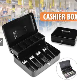 Cash Box Kotak Uang Money Box Safety Box With Lock Money Box Coins Bil