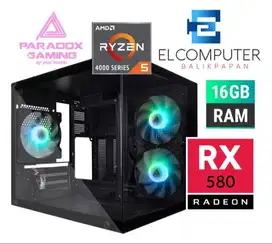 PC GAMING RYZEN 5 4500 | RX 580 8GB | RAM 16GB | NVME 256GB + HDD 1TB
