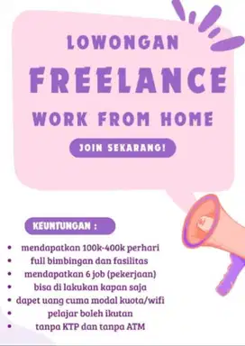Lowongan perkerjaan work from home