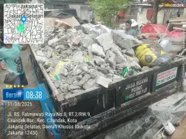 Jasa buang puing dan sampah