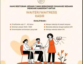 Lowongan kerja terbaru Japanese food resto