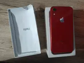 iPhone XR mulus kelengkapan dus dan kabel