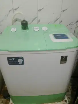 Dijual mesin cuci 7kg dua tabung murah