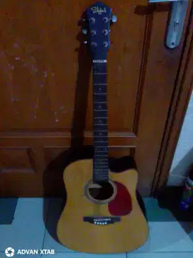Jual guitar acoustic skylark colok amplifier