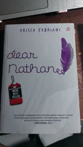 Novel Dear Nathan by Erisca Febriani