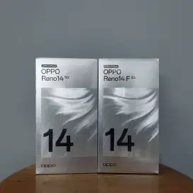 Oppo Reno 14 5G 8/256 BARU GARANSI RESMI