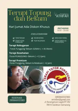 Terapi Totok Punggung dan Bekam ( HIJAMAH)