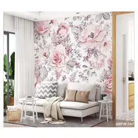 Wallpaper Dinding 3D Custom Desain Korden Gorden Vitrase