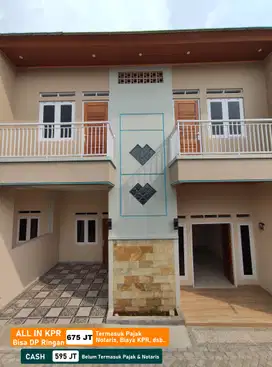Rumah 2 Lantai Kualitas Spec Bahan Terjamin, Sawangan, Depok..