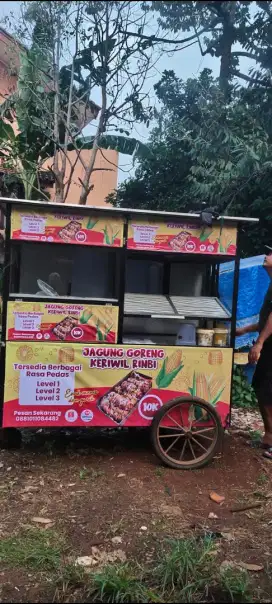 Jual gerobak dorong cocok buat jualan gorengan
