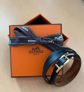 Hermes leather bracellet hapi ori pembelian sg