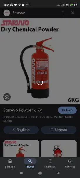 Apar 6kg alat pemadam ringan