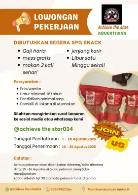 DI BUTUHKAN SPB/SPG