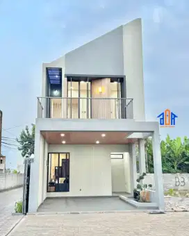 Rumah Furnished 4 Kamar Tidur KPR DP 0% Dekat Gebang Tol Di Depok