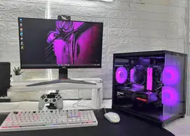 PC INTEL I5 14400F RTX 3050 6GB H610M DDR5 16GB SSD 256GB SIAP GAMING